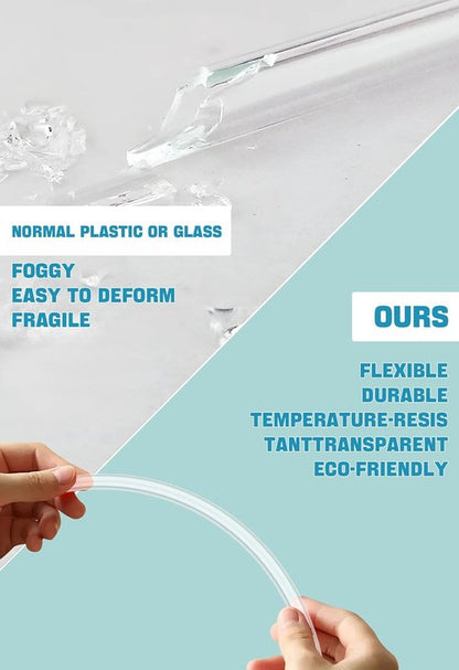 Doboli Reusable Drinking Straws - 6 Pack with Silicone Tips for Stanley 40 oz & 30 oz Tumblers | Includes Cleaning Brushes