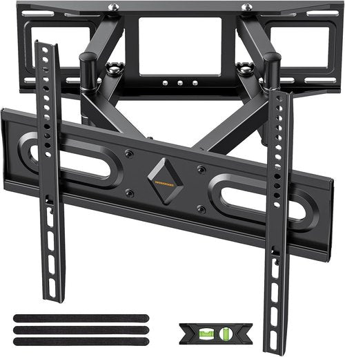 IWORKBOARD Full Motion TV Wall Mount - Dual Articulating Arms for 32-70 Inch TVs | Max VESA 400x400mm, 110 lbs Capacity