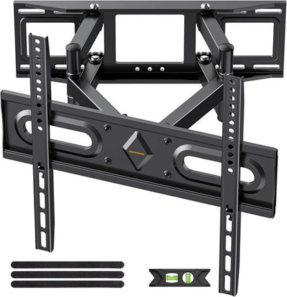 IWORKBOARD Full Motion TV Wall Mount - Dual Articulating Arms for 32-70 Inch TVs | Max VESA 400x400mm, 110 lbs Capacity