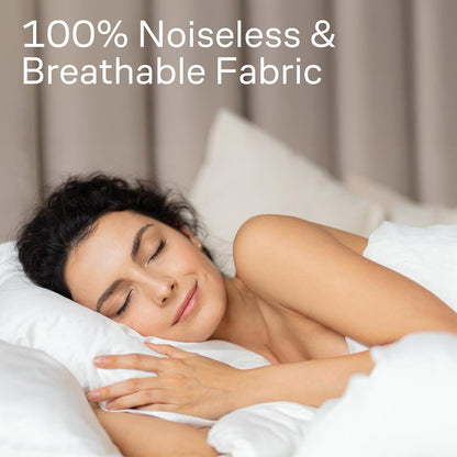 Ultra Soft Pillow Protectors by [Brand Name] - Zippered Queen Size Set of 4 - Breathable & 100% Stain Protection (White)
