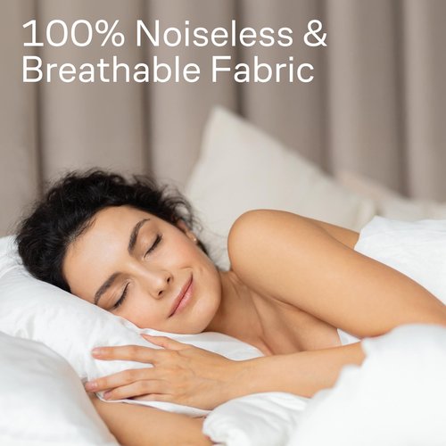 Ultra Soft Pillow Protectors with Zipper Queen Size - Set of 4 Breathable Pillow Covers - 100% Protection Against Stains, Dust & Dirt - Machine Washable (White)