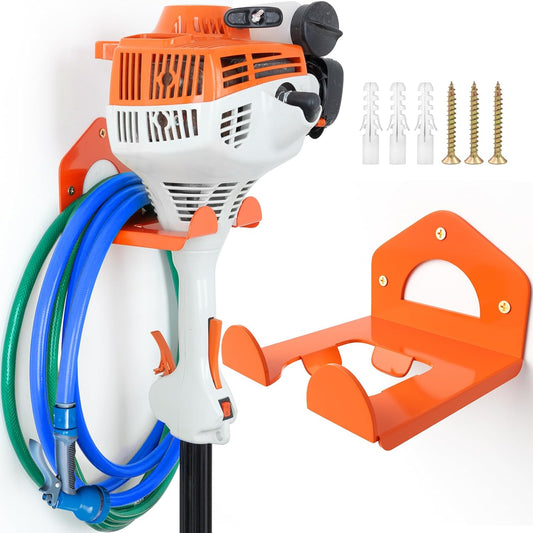 Reliahom Garage Organization - Heavy Duty Weed Eater Hanger | Garden Tool Organizer for Wall & Shed