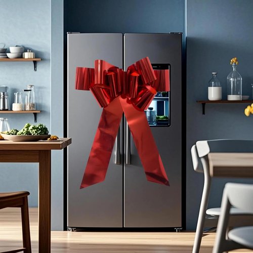 Big Car Bow - 30 Inch Giant Red Gift Bow for Cars, Birthdays, Christmas & Parties | Perfect for Present & Home Decor