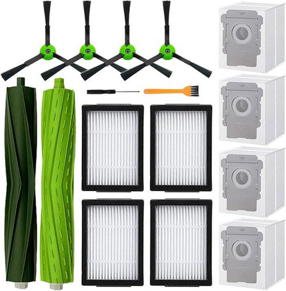 iRobot Replacement Parts - Multi-Surface Roller Brushes, Vacuum Bags, Filters & Side Brushes Set