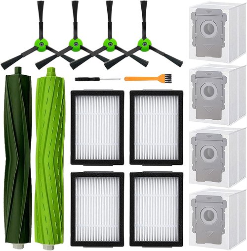 iRobot Replacement Parts - Multi-Surface Roller Brushes, Vacuum Bags, Filters & Side Brushes Set