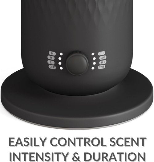 AirScent Waterless Diffuser - Cold Air Aromatherapy Diffuser for Homes & Offices - Black - 4.05 Oz