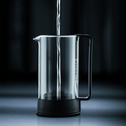 Bodum 34oz Brazil French Press Coffee Maker - High-Heat Borosilicate Glass, Black Finish
