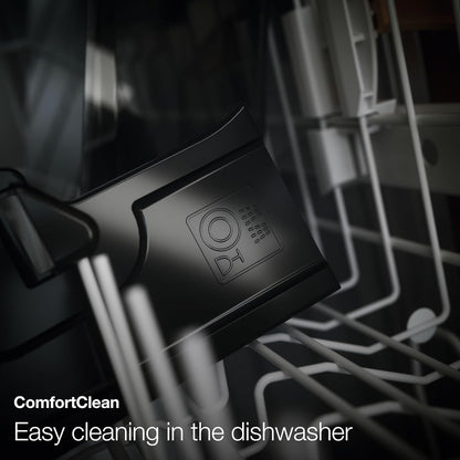 Miele CM 6360 MilkPerfection Coffee Machine - OneTouch for Two, WiFi-Compatible, Obsidian Black CleanSteel