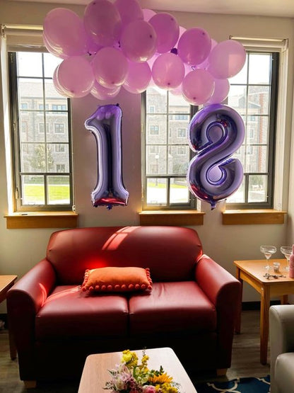 40 Inch Purple Number 8 Balloon | Perfect for 8th Birthday Parties, Weddings & Graduations