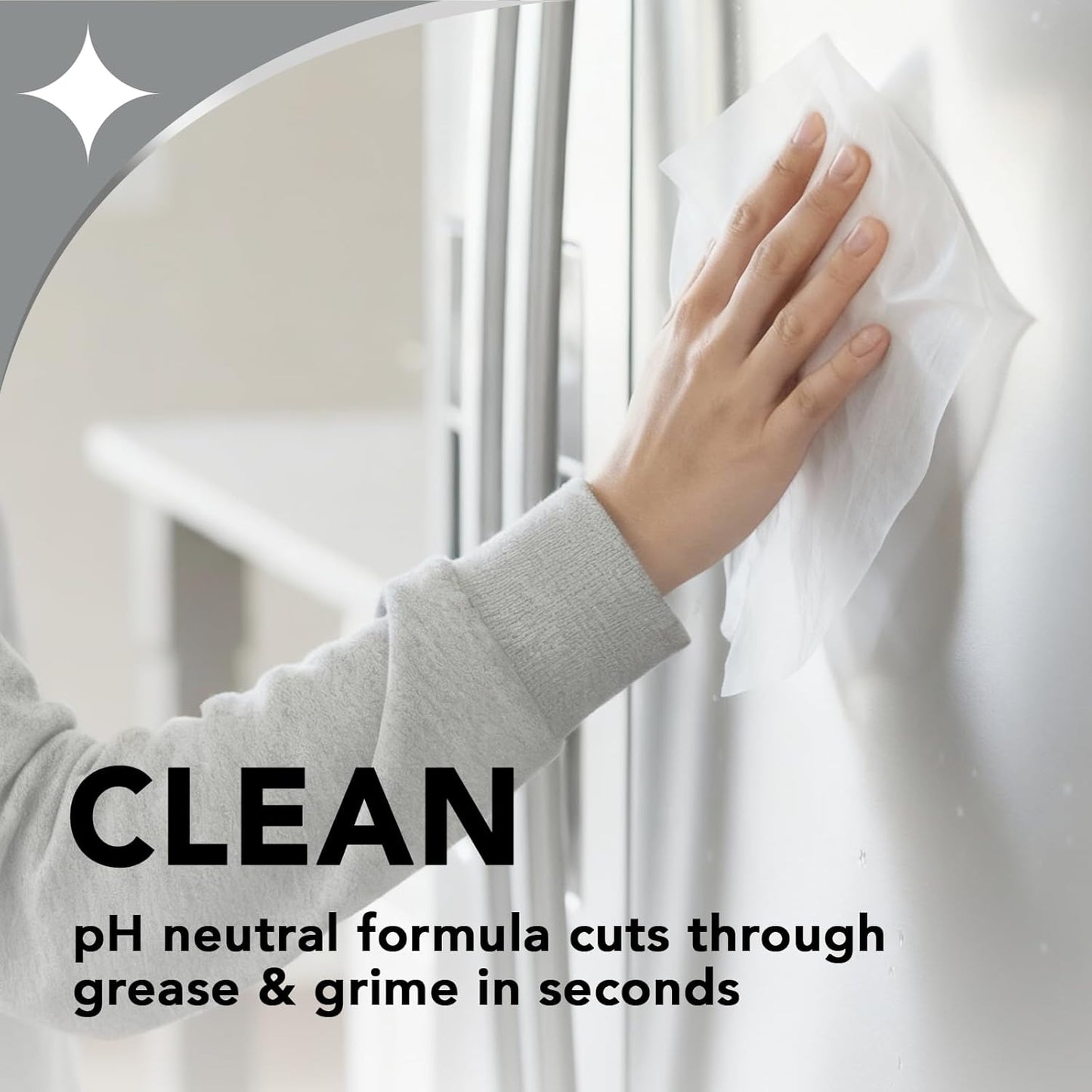 Weiman Stainless Steel Cleaner Wipes - 30 Count Anti-Fingerprint, Grease & Streak Remover for Appliances