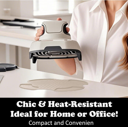 Tailored Ninja Crispi Silicone Trivet - Heat-Resistant Non-Slip Hot Pads for Air Fryer (Off White)