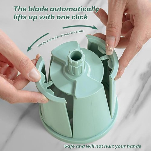 2025 Preservia 5 in 1 Rotary Grater - 5 in 1 Rotary Cheese Grater Vegetable Slicer, Preserva Cheese Grater, Preserves Food Chopper, Easy To Clean Kitchen Gadgets With Storage Box