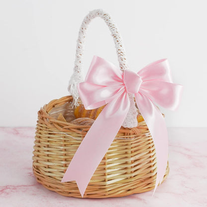 MEEDEE Pink Satin Ribbon - Luxurious Double-Faced 1.5-Inch Ribbon | 50 Yards for Crafts & Weddings
