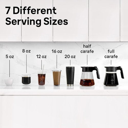 Braun MultiServe Plus 10-Cup Drip Coffee Maker - Programmable Hot & Cold Brewer with Stainless Steel Design | KF9270SI