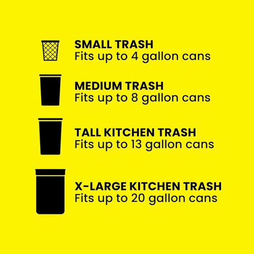 Glad ForceFlex Tall Kitchen Trash Bags - 13 Gallon, Fresh Clean Scent | 140 Count (Pack of 2)