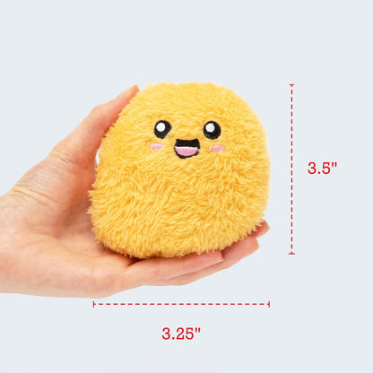 Relatable Emotional Support Chicken Nuggets - Cuddly Plush Toys Set with 5 Stuffed Animals & Basket