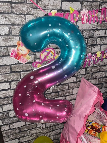 Starry Sky 5 Balloon - 40 Inch Number 5 Birthday Balloon Decorations | Perfect for 5th Birthday Parties