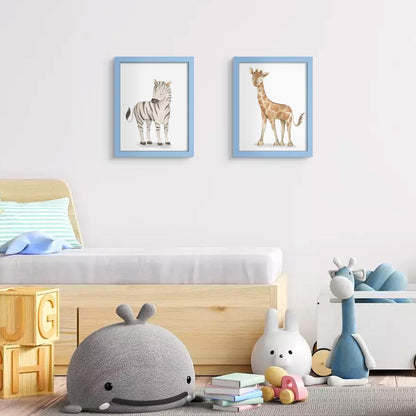 Upsimples 8x10 Picture Frame - Versatile Display for 5x7 or 8x10 Photos | Blue, 1 Pack