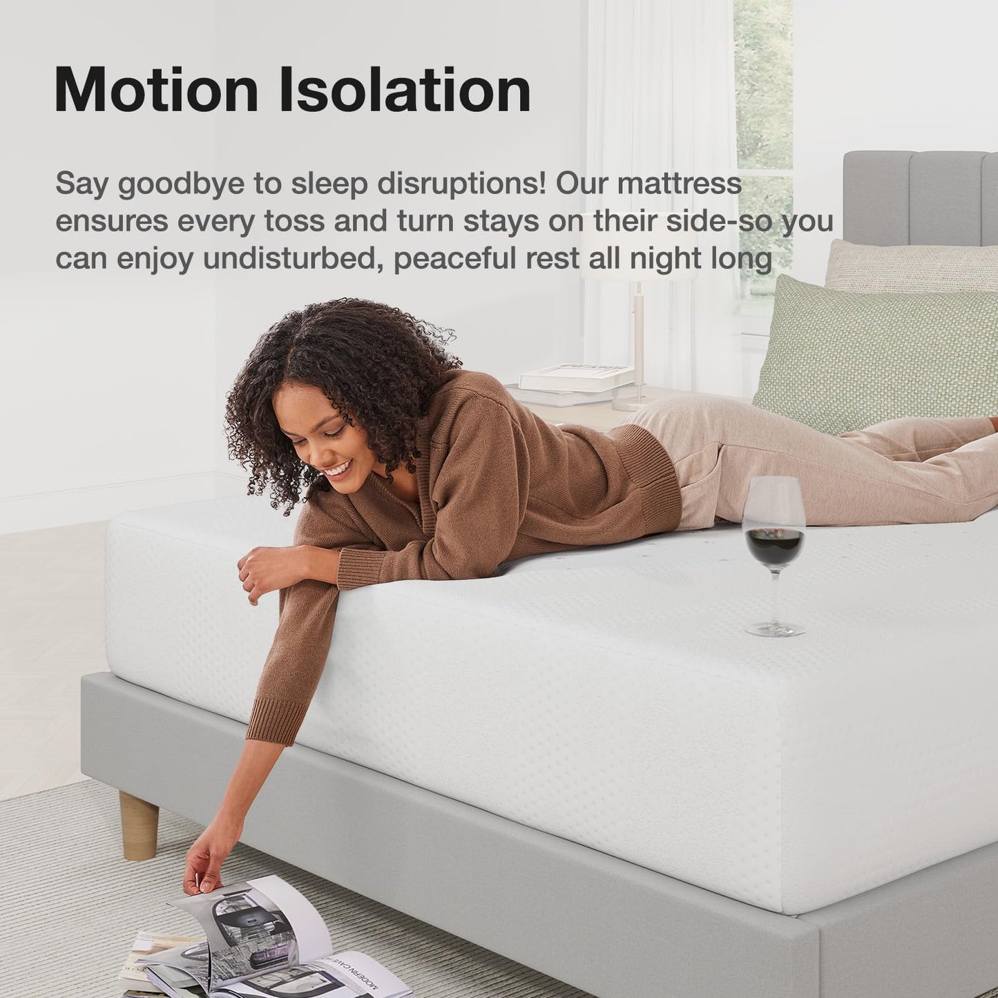 Novilla Full Mattress, 10 Inch Full Size Mattress with Gel Memory Foam for Cool Night Sleep & Pressure Relief, Motion Isolation, CertiPUR-US Certified