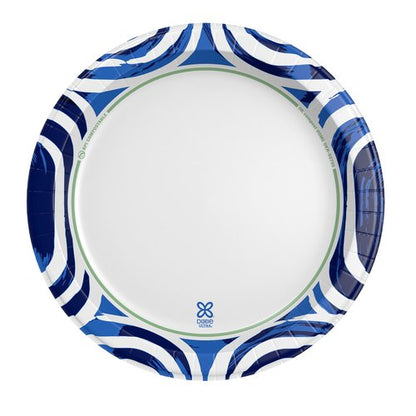 Dixie Ultra, Large Paper Plates, 10 Inch, 172 Count (4 packs of 43 plates), 3X Stronger*, Heavy Duty, Microwave-Safe, Soak-Proof, Cut Resistant, Disposable Plates For Heavy, Messy Meals