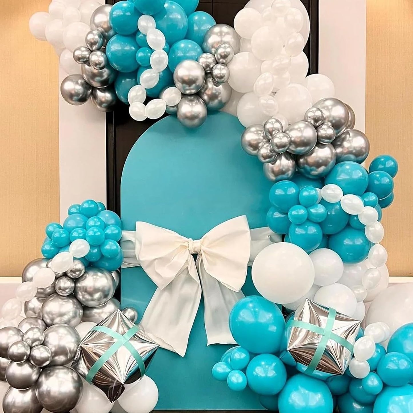 Voircoloria Teal Balloon Garland Kit - 90 Pack of 5-18 Inch Balloons for Graduation, Weddings & Parties