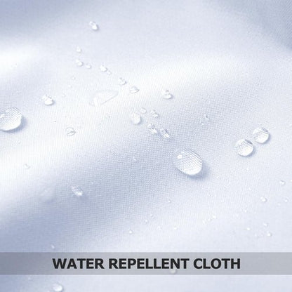 MhhYLL White Fabric Shower Curtain,Hotel Quality Shower Curtain Liner,Heavy Duty Cloth 12 G,Water Repellent Shower Liner,Machine Washable 66 x 72 Inches