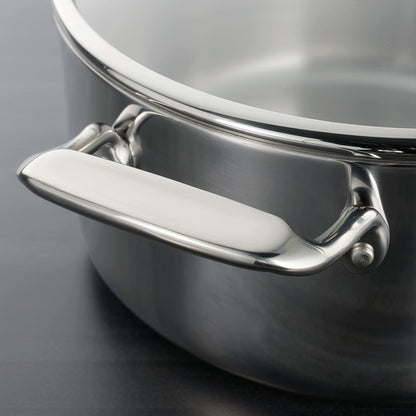 Tramontina Stainless Steel Tri-Ply Clad 8-Piece Cookware Set