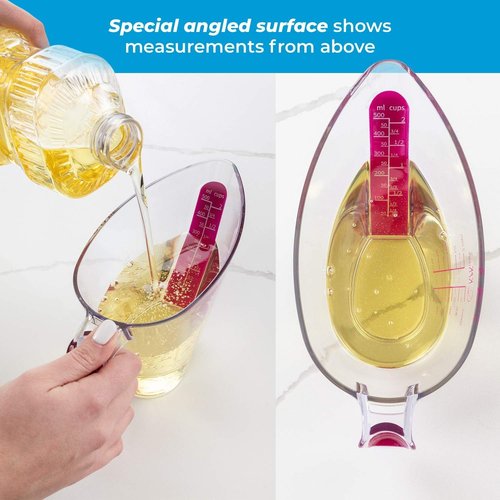 KPKitchen 4-Piece BPA-Free Liquid Measuring Cups Set - Mini to 4 Oz Sizes for Precise Measurements