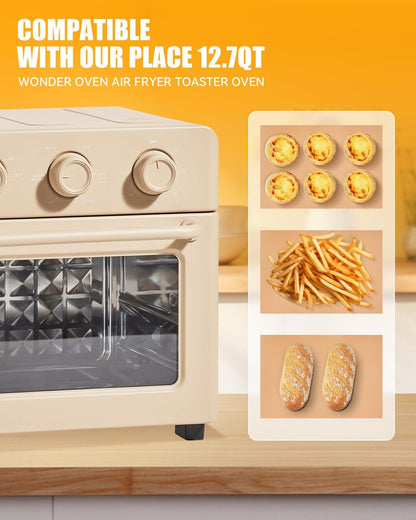 Our Place 130PC Air Fryer Paper Liners - Nonstick Disposable Parchment Sheets for 12.7 Quart Oven