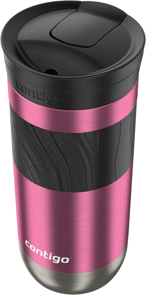 Contigo Byron 2.0 Travel Mug - 16 oz Insulated Coffee Cup in Azalea Color