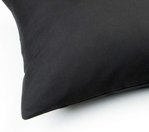 FLXXIE Pillow Cases - Soft Microfiber Queen Pillow Covers | Wrinkle Resistant, 2-Piece Set, Black 20x30