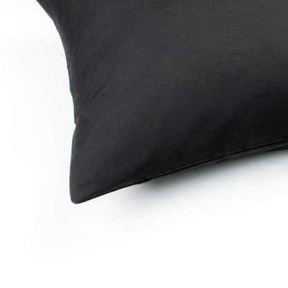 FLXXIE Pillow Cases Queen, Soft Microfiber Pillow Covers with Envelope Closure, Wrinkle Resistant Pillowcases, 2 Piece Set, 20x30, Black