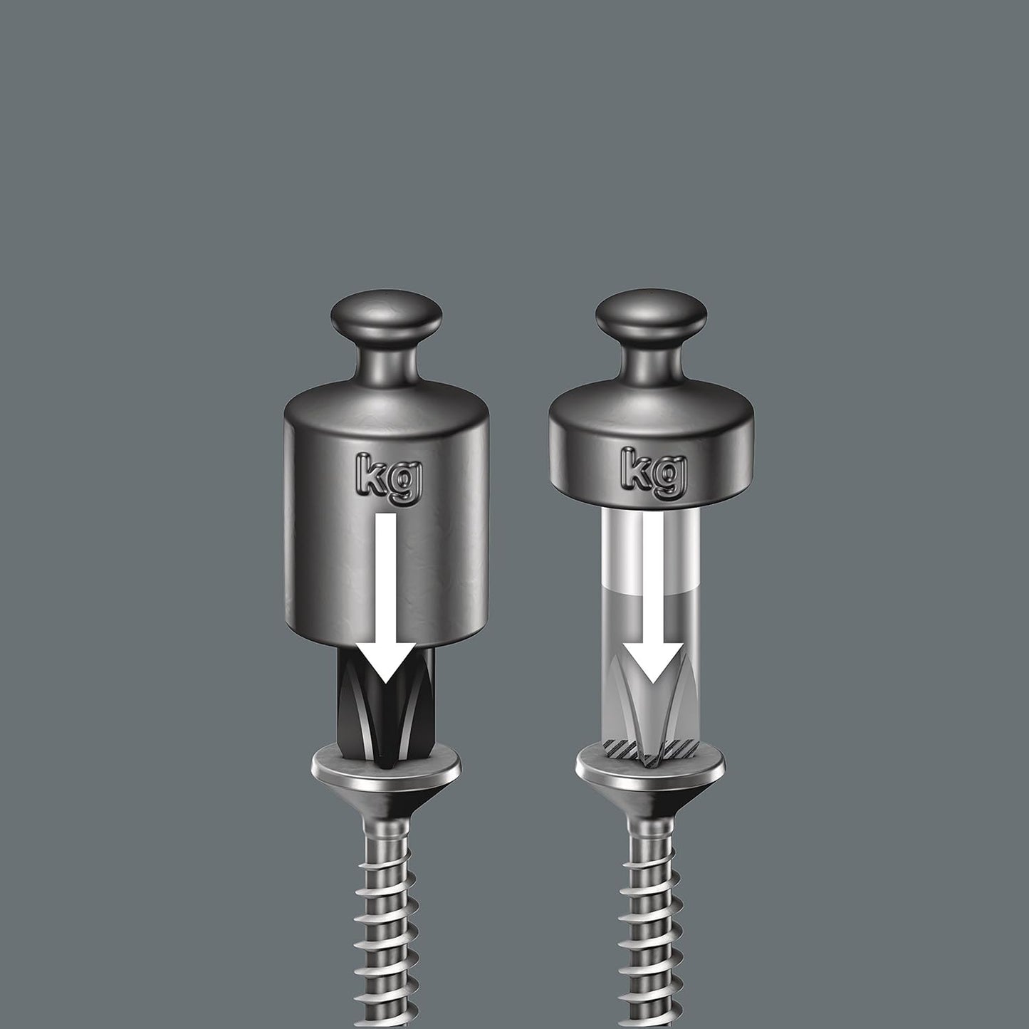 WERA Screwdriver Set - 6 Piece with Precision Laser Tip for Enhanced Grip and Control