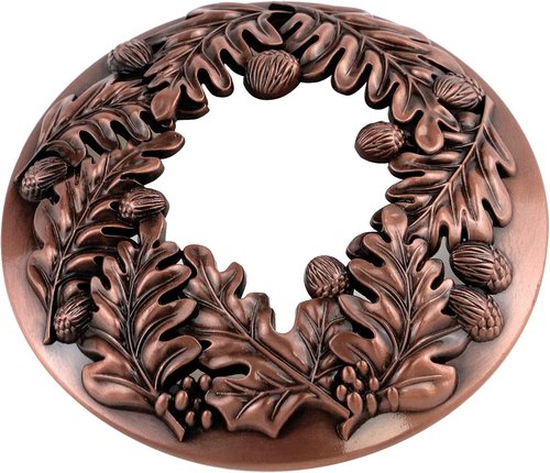 **Regine Switzerland Bronze Sacred Fruit Candle Topper - Enhance Candle Burn Evenness | Home Decor Accessory**