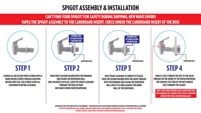 New Wave Enviro Porcelain Water Dispenser, Classic Cobalt