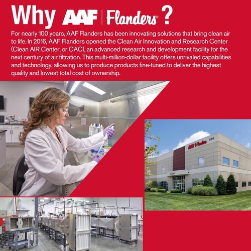 Flanders EZ-Flow II 20x20x1 Air Filters - MERV 1, High-Airflow, Energy-Efficient Fiberglass Media (2-Pack)