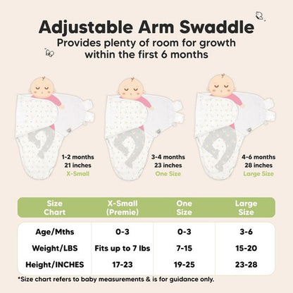 3-Pack Organic Baby Swaddle Sleep Sacks - Swaddles for Newborns, Infant 0-3 Months, Baby Girls, Boys, Soft & Snug Newborn Sleep Sack, Nursery Swaddling Blankets (Nibbles/Bruce, OS)