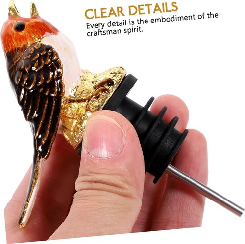 Bird Design Pourer Multi-functional Wine Bottle Pourer Sealers Zinc Alloy Wine Spout