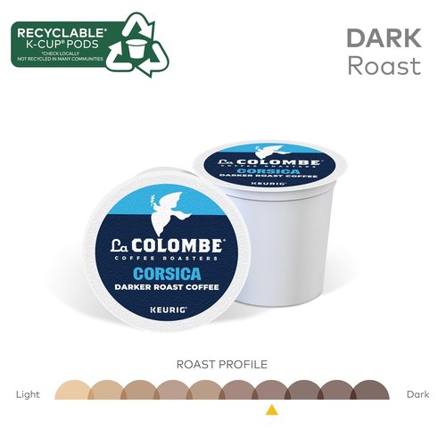 La Colombe® Corsica Dark Roast Coffee - Single Serve Keurig® K-Cup® Pods | 10 Count Box