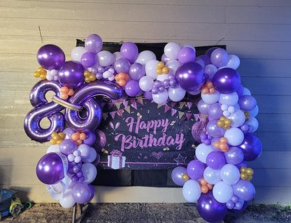 40 Inch Purple Number 8 Balloon | Perfect for 8th Birthday Parties, Weddings & Graduations