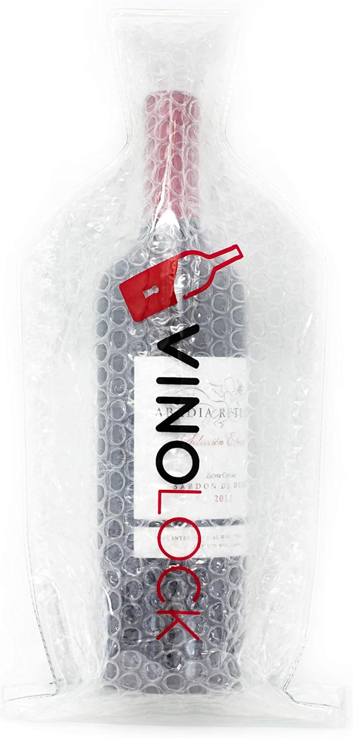 Wine Protector Bag For Airline Travel by Vinolock - 6 pack