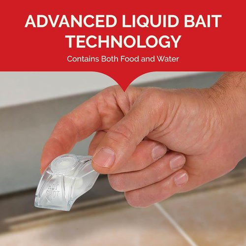 Hot Shot Ultra Ant Bait - Advanced Liquid Formula Kills Household Ants Fast | 4 Count Pack