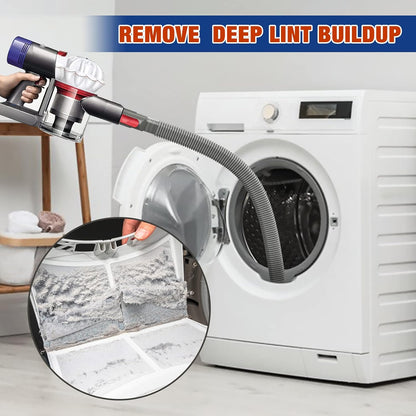 Sealegend Dryer Vent Cleaner Kit - 2 Pieces Compatible with Dyson V7, V8, V10, V11, V15 | Flexible Lint Brush Attachment