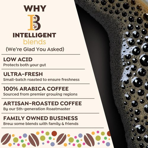 Intelligent Blends Decaf Dark Roast Coffee Pods, 100 ct, Single Serve Pods – 100% Arabica Coffee, Compatible with Keurig K Cups Maker