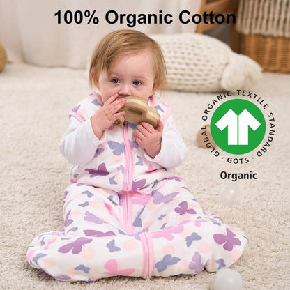 Yoofoss Baby Sleep Sack 0-6 Months, 1.5 Tog Baby Wearable Blanket with 2-Way Zipper, 100% Cotton Organic Fabric Winter Infant Sleeping Sack, Warm Soft Comfy