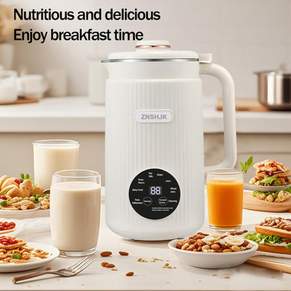 Nut Milk Maker Machine 40oz (1.2L) | 8-in-1 Almond, Oat, Soy, Rice Milk Maker, Plant-Based Milk & Smoothies, Soy Milk Maker with Delay Start, Keep Warm, Self-Cleaning, Boil Water, Baby Food & Juicer