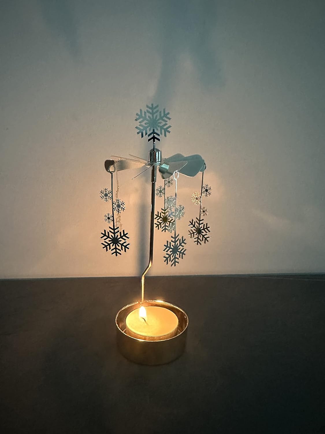 Skiennix Rotary Candle Holder - Elegant Spinning Design | Perfect Small Gift for Any Occasion