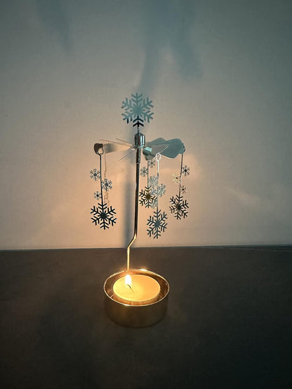 Skiennix Rotary Candle Holder - Elegant Spinning Design | Perfect Small Gift for Any Occasion