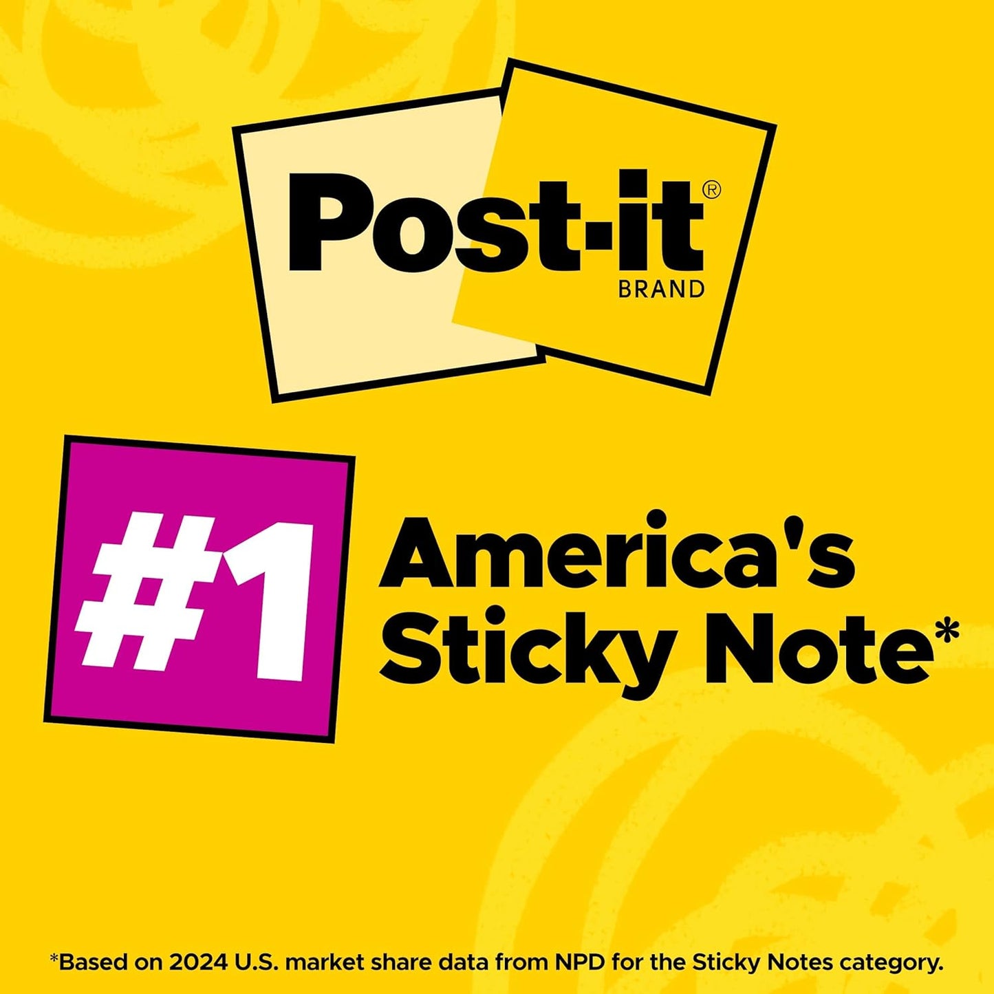 Post-it Super Sticky Notes - 24 Pads | 3 x 3 in. | Supernova Neons Collection - 2X Sticking Power