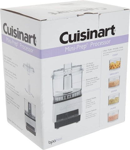 Cuisinart Mini PREP Food Processor - 2.63 Cup Capacity | Sleek Silver Design for Effortless Meal Prep